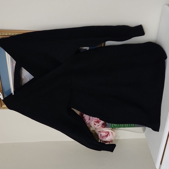 Romantic & Sexy Black Knit Sweater Dress XL Date Night Concert Festival - Picture 3 of 6